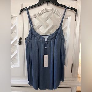 New denim tank top